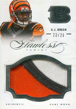 2014 Panini Flawless - Patches #1 A.J. Green Front