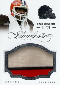 2014 Panini Flawless - Patches #18 Ozzie Newsome Front