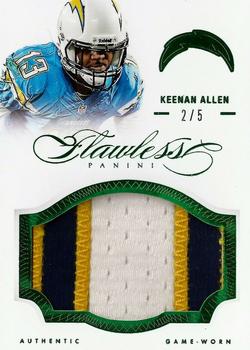 2014 Panini Flawless - Patches Emerald #40 Keenan Allen Front