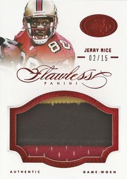 2014 Panini Flawless - Patches Ruby #17 Jerry Rice Front
