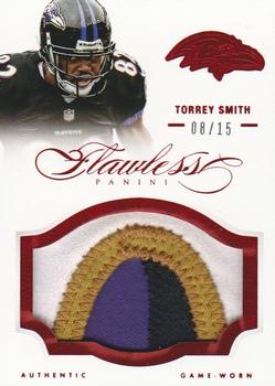 2014 Panini Flawless - Patches Ruby #65 Torrey Smith Front