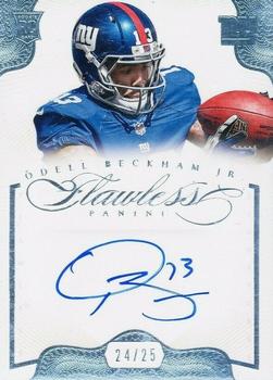 2014 Panini Flawless - Rookie Flawless Signatures #6 Odell Beckham Jr. Front