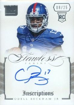 2014 Panini Flawless - Rookie Inscriptions #6 Odell Beckham Jr. Front