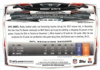 2014 Topps Chrome - Refractor #99 Roddy White Back