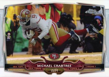 2014 Topps Chrome - Refractor #32 Michael Crabtree Front