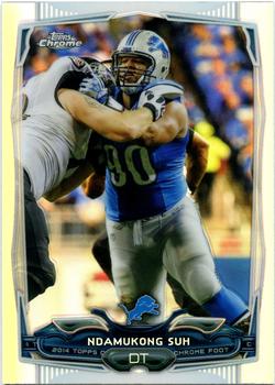 2014 Topps Chrome - Refractor #38 Ndamukong Suh Front