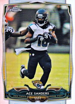 2014 Topps Chrome - Refractor #48 Ace Sanders Front