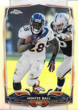 2014 Topps Chrome - Refractor #66 Montee Ball Front