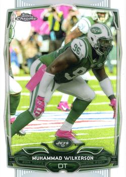 2014 Topps Chrome - Refractor #70 Muhammad Wilkerson Front