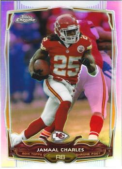 2014 Topps Chrome - Refractor #72 Jamaal Charles Front