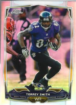 2014 Topps Chrome - Refractor #79 Torrey Smith Front