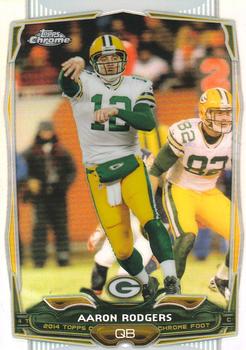 2014 Topps Chrome - Refractor #83 Aaron Rodgers Front