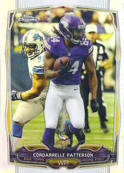 2014 Topps Chrome - Refractor #84 Cordarrelle Patterson Front