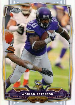 2014 Topps Chrome - Refractor #89 Adrian Peterson Front