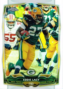 2014 Topps Chrome - Refractor #106 Eddie Lacy Front