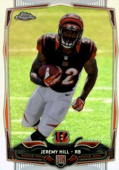 2014 Topps Chrome - Refractor #125 Jeremy Hill Front