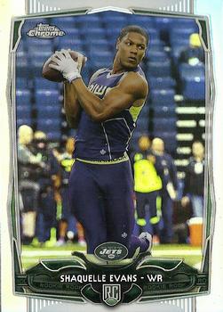 2014 Topps Chrome - Refractor #132 Shaquelle Evans Front