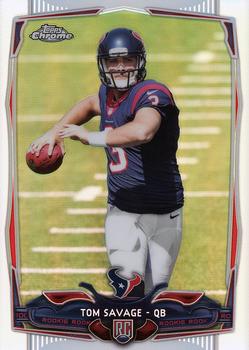 2014 Topps Chrome - Refractor #139 Tom Savage Front