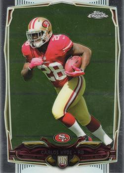 2014 Topps Chrome - Refractor #158 Carlos Hyde Front