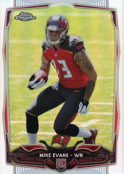 2014 Topps Chrome - Refractor #185 Mike Evans Front