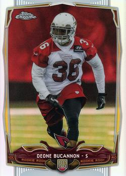 2014 Topps Chrome - Refractor #186 Deone Bucannon Front