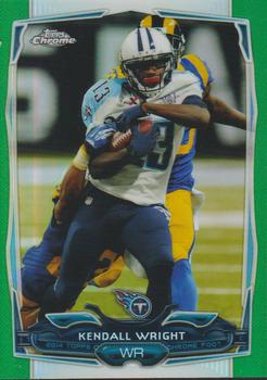 2014 Topps Chrome - Green Refractor #19 Kendall Wright Front