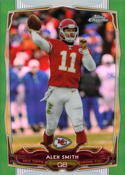 2014 Topps Chrome - Green Refractor #54 Alex Smith Front