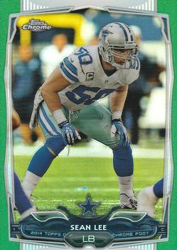 2014 Topps Chrome - Green Refractor #90 Sean Lee Front