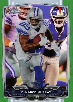 2014 Topps Chrome - Green Refractor #110 DeMarco Murray Front