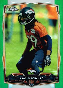 2014 Topps Chrome - Green Refractor #209 Bradley Roby Front