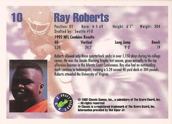 1992 Classic Draft Picks #10 Ray Roberts  Back