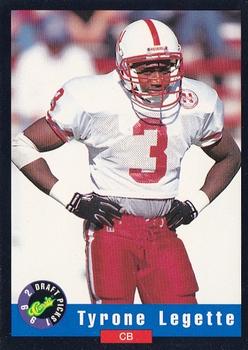 1992 Classic Draft Picks #85 Tyrone Legette  Front