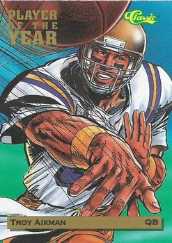 1993 Classic #PY1 Troy Aikman  Front