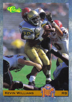 1993 Classic #33 Kevin Williams  Front