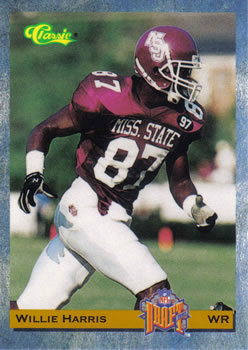 1993 Classic #43 Willie Harris  Front