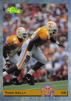 1993 Classic #56 Todd Kelly  Front