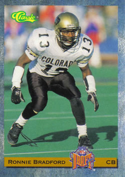 1993 Classic #66 Ronnie Bradford  Front