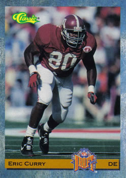 1993 Classic #6 Eric Curry  Front