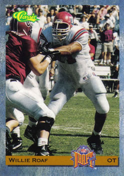 1993 Classic #8 Willie Roaf  Front