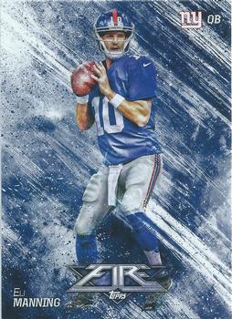 2014 Topps Fire #40 Eli Manning Front