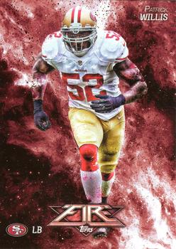 2014 Topps Fire #56 Patrick Willis Front