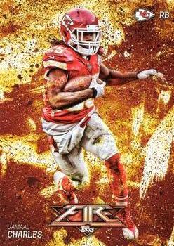 2014 Topps Fire #99 Jamaal Charles Front
