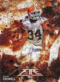 2014 Topps Fire #138 Isaiah Crowell Front