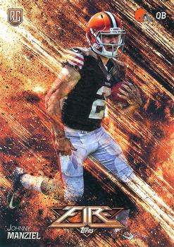 2014 Topps Fire #143 Johnny Manziel Front