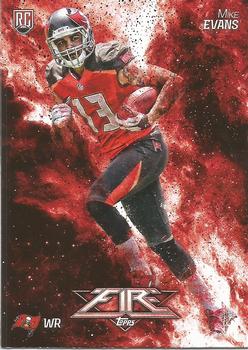 2014 Topps Fire #153 Mike Evans Front
