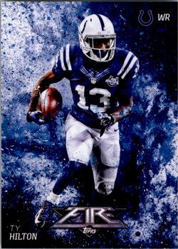 2014 Topps Fire #44 T.Y. Hilton Front
