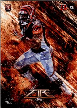 2014 Topps Fire #133 Jeremy Hill Front