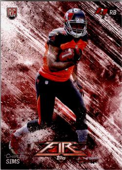 2014 Topps Fire #136 Charles Sims Front