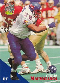 1994 Classic NFL Draft #27 Chris Maumalanga  Front