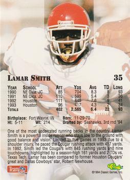1994 Classic NFL Draft #35 Lamar Smith  Back